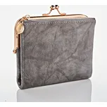 Peněženka RFID šedá 10 x 12 x 2 cm.