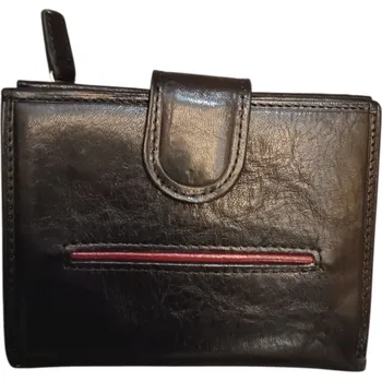 Peněženka Dámská kožená peněženka Vera Pelle P-1012 - černá