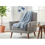 Přehoz na křeslo - sedačku SHEEP modrá 70x160 cm Mybesthome