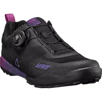 Dámské cyklistické tretry LEATT Cyklistické tretry - PROCLIP 6.0 W - černá/fialová 40,5