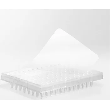 Stavební fólie Nerbe plus Adhezivní fólie pro qPCR destičky s vyvýšeným okrajem (karton 100 ks)