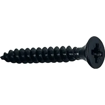 Šroub vrut univerzální 3*25mm, ZH, ČERNÝ Black Line, PZ (20ks)