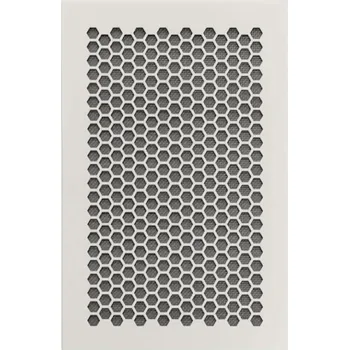 Větrací mřížka MV Větrací mřížka HEXA 190x340 mm bílá