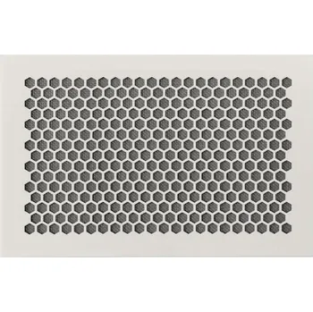 Větrací mřížka MV Větrací mřížka HEXA 500x260mm bílá