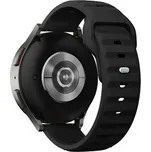 Perforovaný strukturovaný řemínek 22mm,Černá