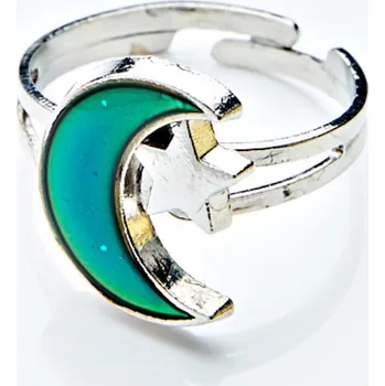 Prsten Prsten Měsíc Průměr 17 mm, lze individuálně nastavit