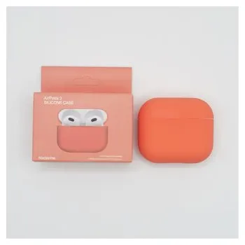 Příslušenství pro sluchátka Jednobarevný obal pro AirPods 3,Nectarine