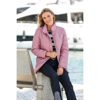 Prošívaná bunda Sylt starorůžová M