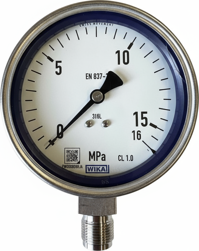 WIKA - Ursula Wiegand Ges.m.b.H. manometr 232.50.100 0/16MPa, M20x1,5mm spodní přip.