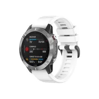 Chytré hodinky QuickFit silikonový řemínek s přezkou 22mm,Bílý