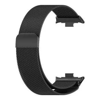 Příslušenství k chytrým hodinkám Milánský tah magnetický řemínek pro Mi Band 8 PRO,Černý