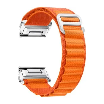 Chytré hodinky Nylonový řemínek se sponou 26mm,oranžový