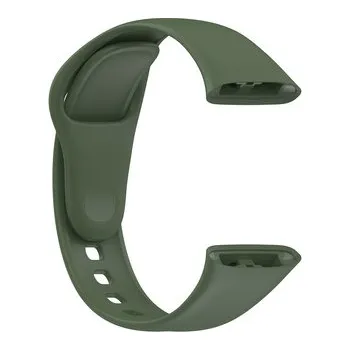 Chytré hodinky Jednobarevný náhradní řemínek Xiaomi Redmi Watch 3,Tmavě zelená