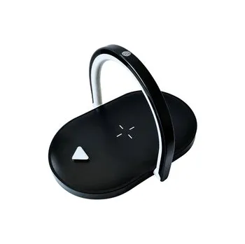 Lampička 3V1 černá stolní lampa s bezdrátovou nabíječkou