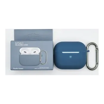 Příslušenství pro sluchátka Jednobarevný obal s karabinou pro AirPods 3,Pacific Green
