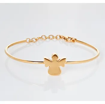 Náramek 3Pagen Náramek Anděl stříbrný 6,5 cm