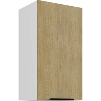 Kuchyňská skříňka LEMPERT Horní skříňka CREMONA WH 35 (40 / 72 cm) - dub cremona / bílá