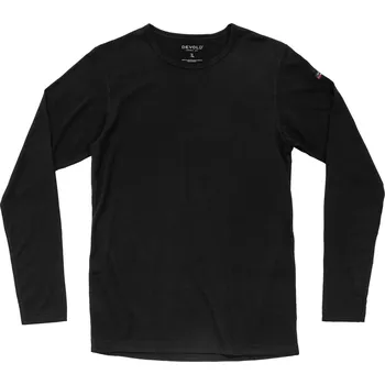 Pánské triko Devold Breeze Man Shirt long sleeve Velikost: XL / Barva: černá