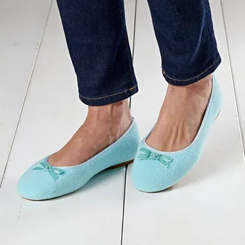 Dámské baleríny Baleríny Motýl světle modrá 41