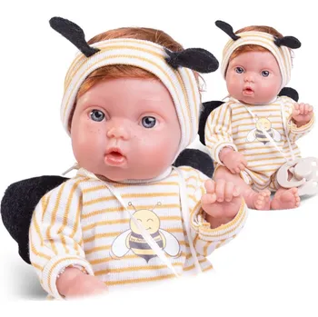 Panenka Antonio Juan 85317-3 Picolín včelička - realistická panenka miminko s celovinylovým tělem - 21 cm