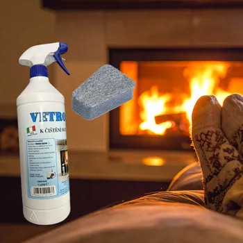 Sada pro čisté sklo, šťastný krb