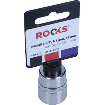 Rooks Nástrčná hlavice, šestihran 18mm, dlouhá OK-01.2671