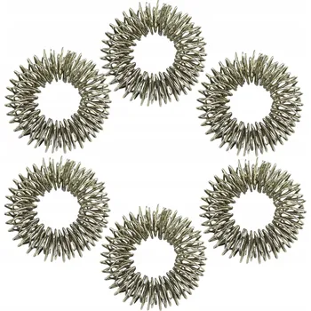 Masážní přístroj Masážní prstýnek Su Jok 23 mm zlatý 6 ks