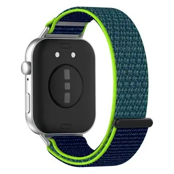 Chytré hodinky Sportnylon řemínek pro Huawei Fit 3,TmavěModro-Zelená