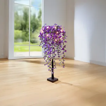 Vánoční dekorace LED květinový strom Petúnie