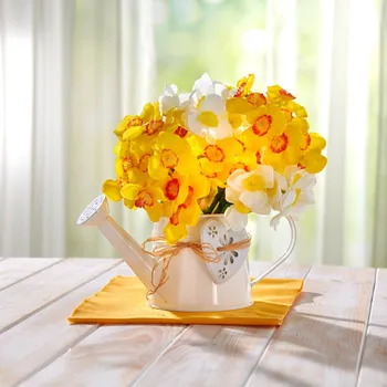 Váza Aranžmá Konvička s narcisy