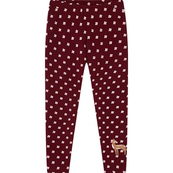 Dívčí legíny Dívčí zateplené legíny - Wolf & Wolfie T2528, bordo Barva: Bordo, Velikost: 128