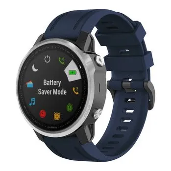 QuickFit silikonový řemínek s přezkou 20mm,Tmavě Modrý