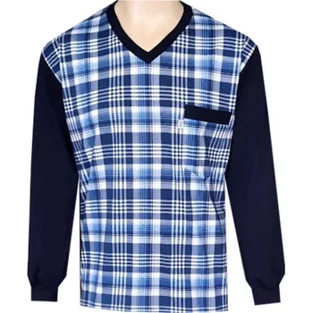 Pánské pyžamo Pánský Pyžamový Kabátek FOLTÝN PPKD96 Velikost: 3XL, Materiál: Mako-úplet