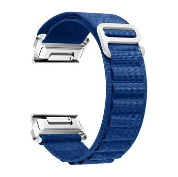 Chytré hodinky Nylonový řemínek se sponou 26mm,modrý