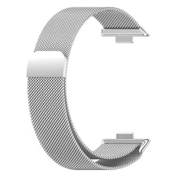Příslušenství k chytrým hodinkám Milánský magnetický tah pro Huawei Fit 3,Stříbrný