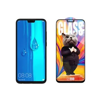 3D Ochranné tvrzené sklo na Huawei Y9 2019 - Mr. Cat ESD