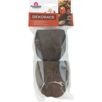 Vánoční dekorace Dekorace - Tal cup natural 2 ks