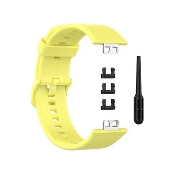 Chytré hodinky Jednobarevný náhradní řemínek pro Huawei Fit,Žlutá,Huawei Fit