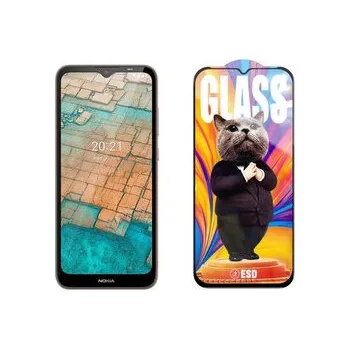 3D Ochranné tvrzené sklo na Nokia C20 - Mr. Cat ESD