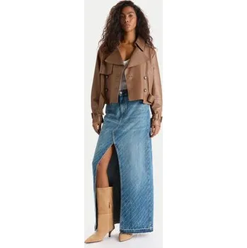 Dámská sukně BOSS Džínová sukně 50542445 Modrá Regular Fit 30