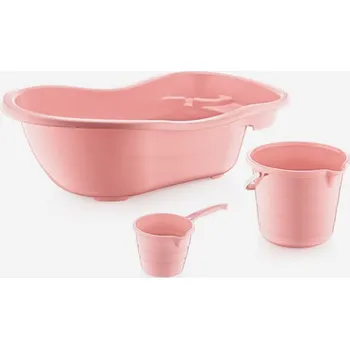 koupací vanička Dětský koupací set růžová