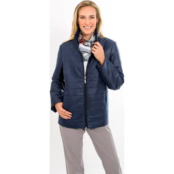 Dámská parka Prošívaná bunda modrá L
