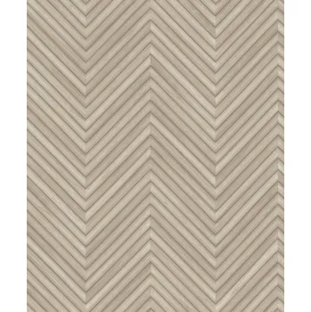 Tapeta Vliesová tapeta na zeď, béžová, imitace dřeva, dřevěného obkladu, 33376, Travertino, Marburg