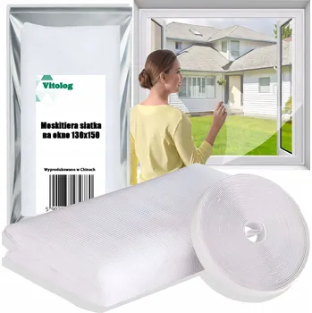 Síť proti hmyzu Síť proti hmyzu do okna bílá 130x150 cm