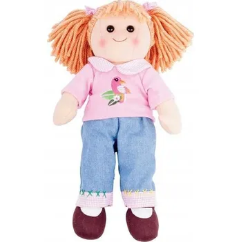 Panenka Bigjigs Toys hadrová Panenka 16 cm
