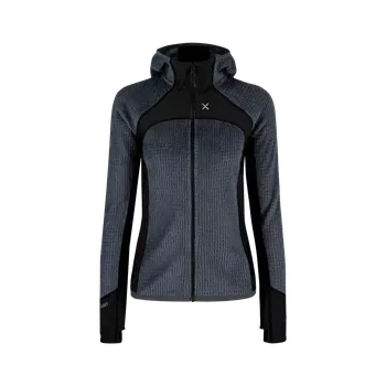 Dámská mikina Montura Vertigo PTC Alpha FZ Hooded Maglia Woman piombo L