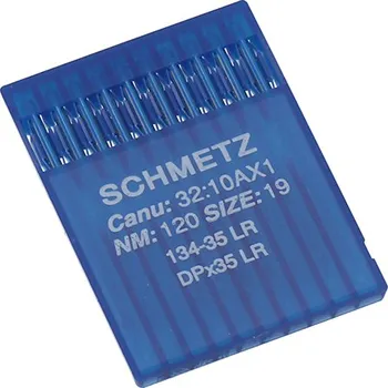 Strojové jehly pro průmyslové šicí stroje Schmetz 134-35 LR 120