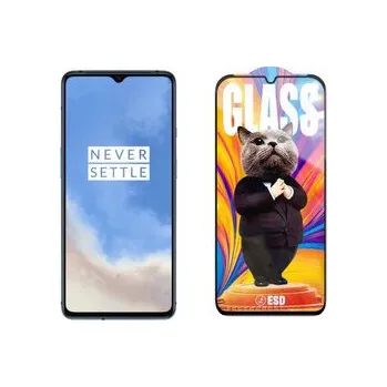 3D Ochranné tvrzené sklo na OnePlus 7 - Mr. Cat ESD