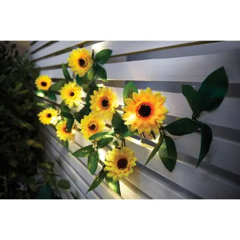 Zahradní dekorace Solární girlanda Slunečnice