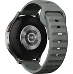 Perforovaný strukturovaný řemínek 22mm,Šedá